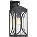 Wall Lantern Nuvo 60-8123 Oaklyn - 1 Light Large Wall Lantern - Matte Black with Clear Glass Nuvo