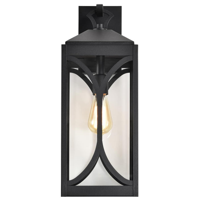Wall Lantern Nuvo 60-8123 Oaklyn - 1 Light Large Wall Lantern - Matte Black with Clear Glass Nuvo