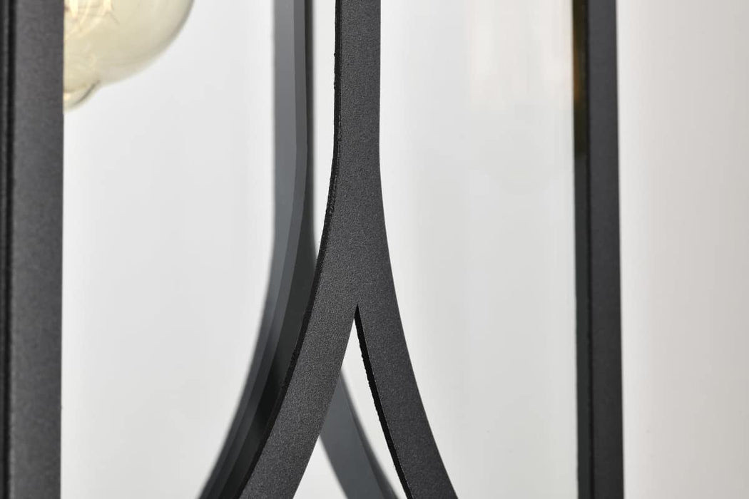 Wall Lantern Nuvo 60-8123 Oaklyn - 1 Light Large Wall Lantern - Matte Black with Clear Glass Nuvo