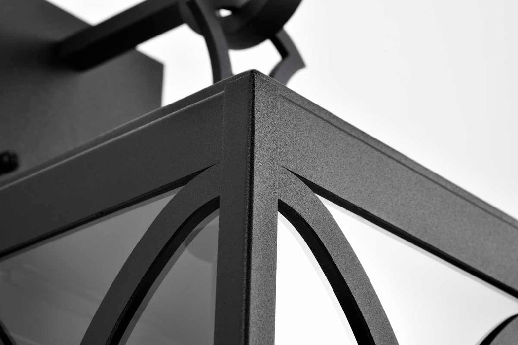 Wall Lantern Nuvo 60-8123 Oaklyn - 1 Light Large Wall Lantern - Matte Black with Clear Glass Nuvo