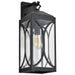 Wall Lantern Nuvo 60-8123 Oaklyn - 1 Light Large Wall Lantern - Matte Black with Clear Glass Nuvo