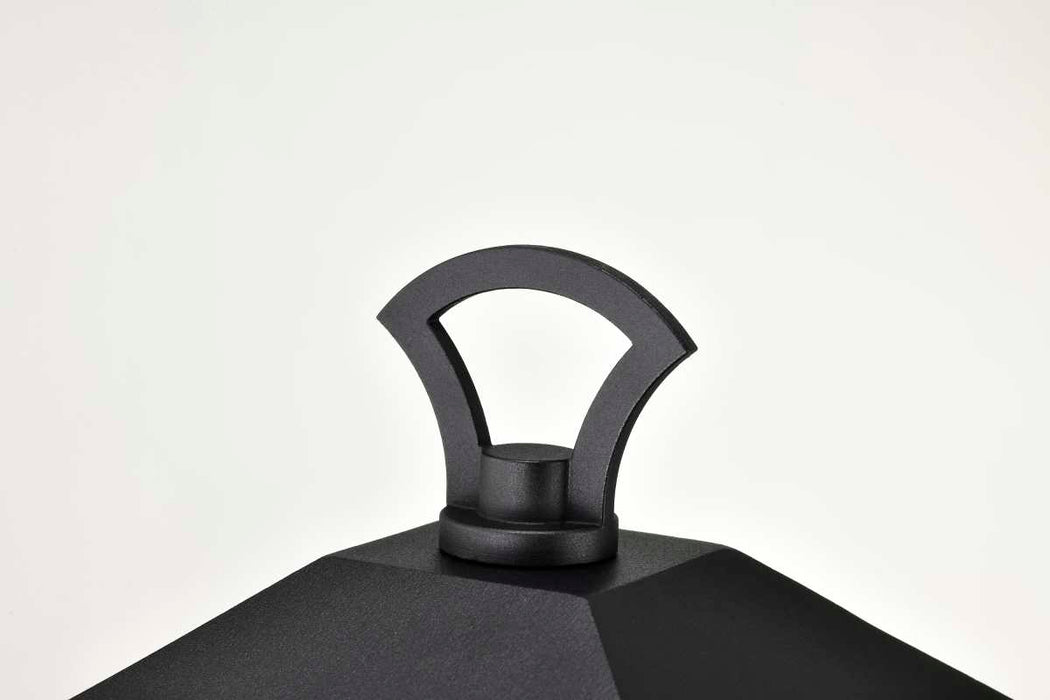Post Top Nuvo 60-8124 Oaklyn - 1 Light Post Top - Matte Black with Clear Glass Nuvo