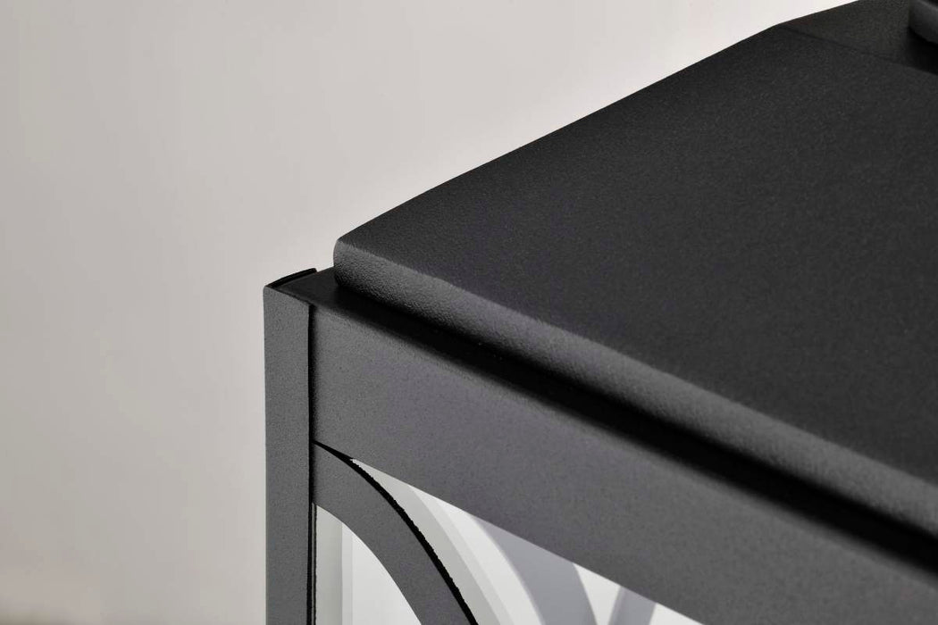 Post Top Nuvo 60-8124 Oaklyn - 1 Light Post Top - Matte Black with Clear Glass Nuvo