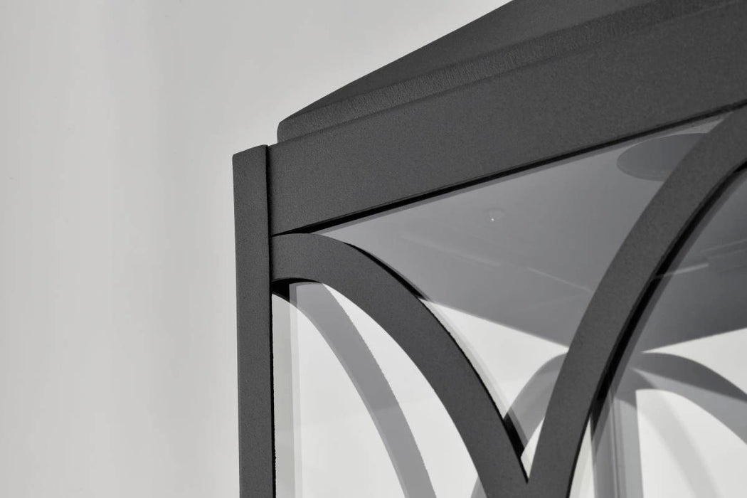 Post Top Nuvo 60-8124 Oaklyn - 1 Light Post Top - Matte Black with Clear Glass Nuvo