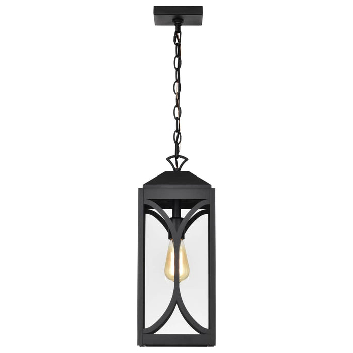 Hanging Lantern Nuvo 60-8125 Oaklyn - 1 Light Hanging Lantern - Matte Black with Clear Glass Nuvo