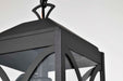Hanging Lantern Nuvo 60-8125 Oaklyn - 1 Light Hanging Lantern - Matte Black with Clear Glass Nuvo