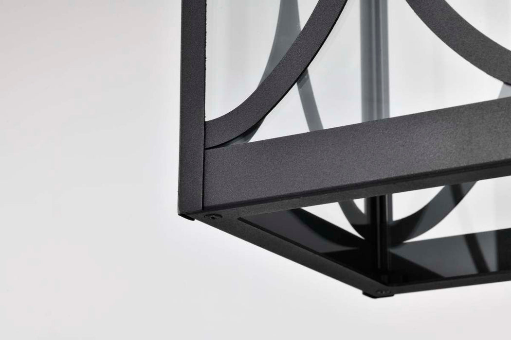 Hanging Lantern Nuvo 60-8125 Oaklyn - 1 Light Hanging Lantern - Matte Black with Clear Glass Nuvo
