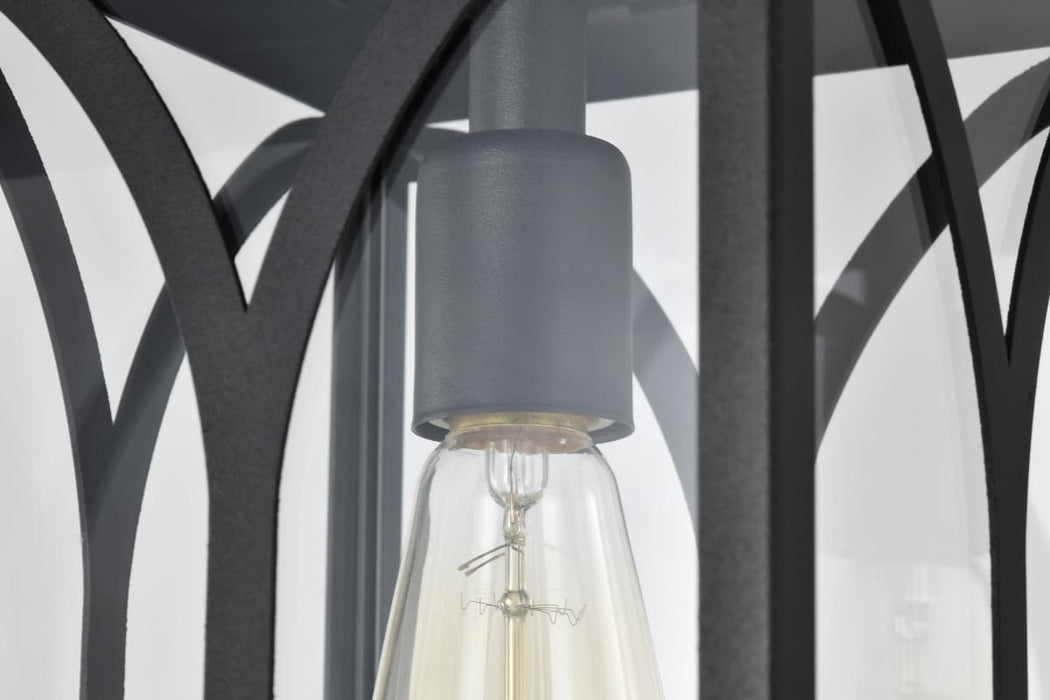 Hanging Lantern Nuvo 60-8125 Oaklyn - 1 Light Hanging Lantern - Matte Black with Clear Glass Nuvo