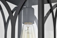 Hanging Lantern Nuvo 60-8125 Oaklyn - 1 Light Hanging Lantern - Matte Black with Clear Glass Nuvo