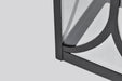 Hanging Lantern Nuvo 60-8125 Oaklyn - 1 Light Hanging Lantern - Matte Black with Clear Glass Nuvo