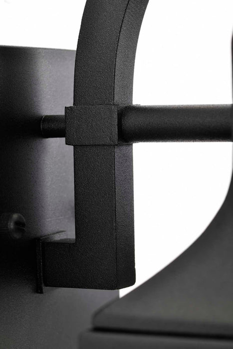 Wall Lantern Nuvo 60-8131 Lawrence - 1 Light Small Wall Lantern - Matte Black with Clear Seeded Glass Nuvo