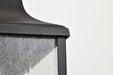 Wall Lantern Nuvo 60-8131 Lawrence - 1 Light Small Wall Lantern - Matte Black with Clear Seeded Glass Nuvo