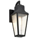 Wall Lantern Nuvo 60-8132 Lawrence - 1 Light Medium Wall Lantern - Matte Black with Clear Seeded Glass Nuvo