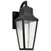 Wall Lantern Nuvo 60-8132 Lawrence - 1 Light Medium Wall Lantern - Matte Black with Clear Seeded Glass Nuvo