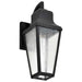 Wall Lantern Nuvo 60-8132 Lawrence - 1 Light Medium Wall Lantern - Matte Black with Clear Seeded Glass Nuvo