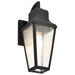 Wall Lantern Nuvo 60-8132 Lawrence - 1 Light Medium Wall Lantern - Matte Black with Clear Seeded Glass Nuvo