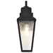 Wall Lantern Nuvo 60-8132 Lawrence - 1 Light Medium Wall Lantern - Matte Black with Clear Seeded Glass Nuvo