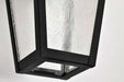 Wall Lantern Nuvo 60-8132 Lawrence - 1 Light Medium Wall Lantern - Matte Black with Clear Seeded Glass Nuvo