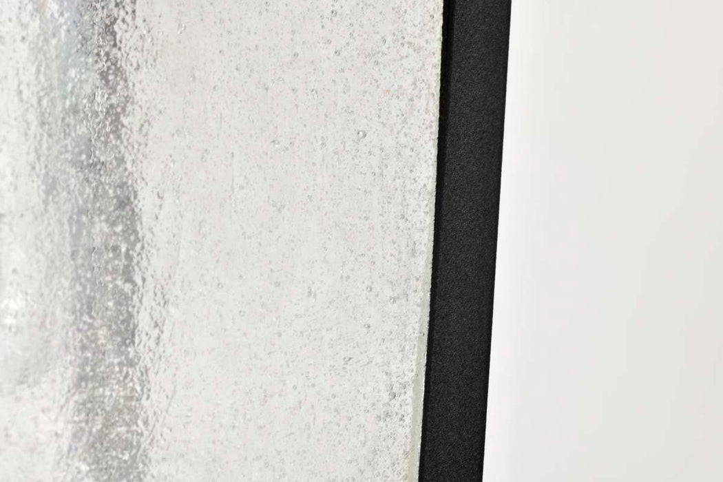 Wall Lantern Nuvo 60-8132 Lawrence - 1 Light Medium Wall Lantern - Matte Black with Clear Seeded Glass Nuvo