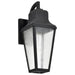 Wall Lantern Nuvo 60-8132 Lawrence - 1 Light Medium Wall Lantern - Matte Black with Clear Seeded Glass Nuvo