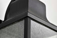 Wall Lantern Nuvo 60-8133 Lawrence - 1 Light Large Wall Lantern - Matte Black with Clear Seeded Glass Nuvo