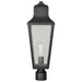 Post Top Nuvo 60-8134 Lawrence - 1 Light Post Top - Matte Black with Clear Seeded Glass Nuvo