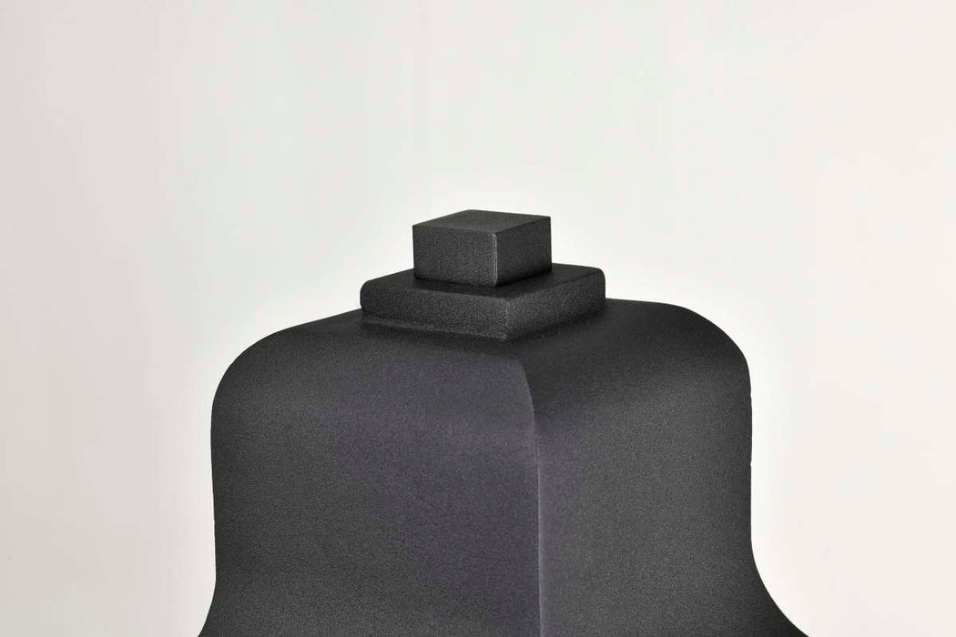 Post Top Nuvo 60-8134 Lawrence - 1 Light Post Top - Matte Black with Clear Seeded Glass Nuvo