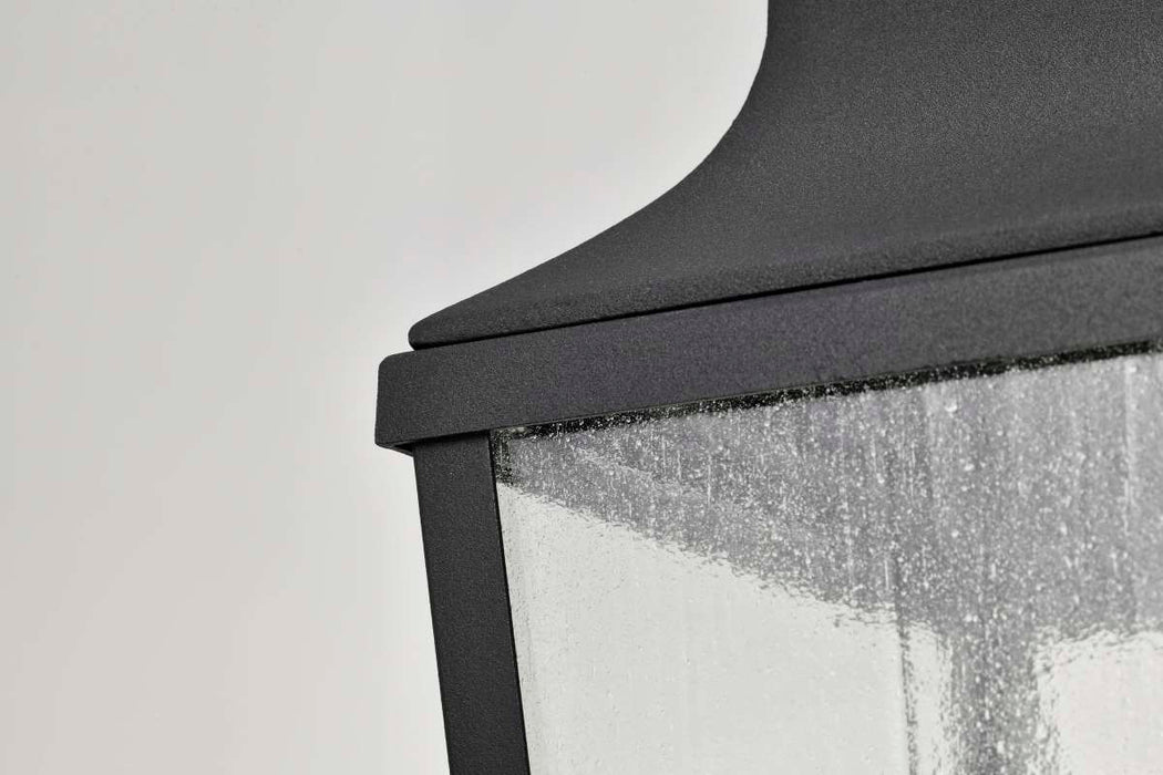 Post Top Nuvo 60-8134 Lawrence - 1 Light Post Top - Matte Black with Clear Seeded Glass Nuvo