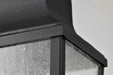 Hanging Lantern Nuvo 60-8135 Lawrence - 1 Light Hanging Lantern - Matte Black with Clear Seeded Glass Nuvo