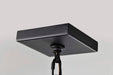 Hanging Lantern Nuvo 60-8135 Lawrence - 1 Light Hanging Lantern - Matte Black with Clear Seeded Glass Nuvo