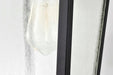 Hanging Lantern Nuvo 60-8135 Lawrence - 1 Light Hanging Lantern - Matte Black with Clear Seeded Glass Nuvo