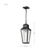 Hanging Lantern Nuvo 60-8135 Lawrence - 1 Light Hanging Lantern - Matte Black with Clear Seeded Glass Nuvo