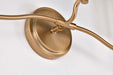 Vanity Nuvo 60-8203 Liam - 3 Light Vanity - Burnished Brass - White Opal Glass Nuvo