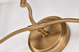 Vanity Nuvo 60-8203 Liam - 3 Light Vanity - Burnished Brass - White Opal Glass Nuvo