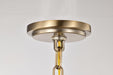 Pendant Nuvo 60-8204 Liam - 3 Light Pendant - Burnished Brass - White Opal Glass Nuvo