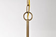 Mini Pendant Nuvo 60-8205 Liam - 1 Light Mini Pendant - Burnished Brass - White Opal Glass Nuvo