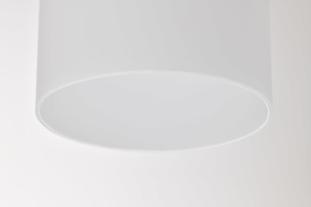 Mini Pendant Nuvo 60-8205 Liam - 1 Light Mini Pendant - Burnished Brass - White Opal Glass Nuvo