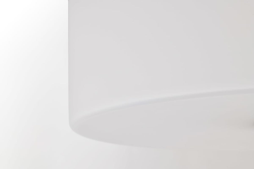 Flush Mount Nuvo 60-8207 Liam - 3 Light Flush Mount - Burnished Brass - White Opal Glass Nuvo