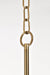 Pendant Nuvo 60-8208 Liam - 3 Light Island Pendant - Burnished Brass - White Opal Glass Nuvo