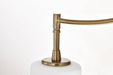 Pendant Nuvo 60-8208 Liam - 3 Light Island Pendant - Burnished Brass - White Opal Glass Nuvo