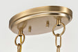 Pendant Nuvo 60-8208 Liam - 3 Light Island Pendant - Burnished Brass - White Opal Glass Nuvo