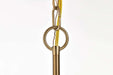Chandelier Nuvo 60-8209 Liam - 9 Light Chandelier - Burnished Brass - White Opal Glass Nuvo