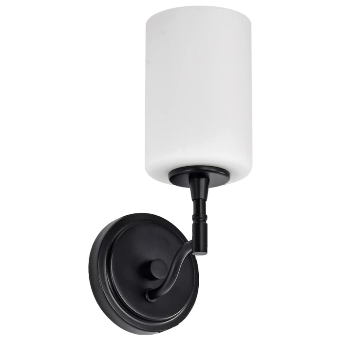 Vanity Nuvo 60-8211 Liam - 1 Light Vanity - Matte Black - White Opal Glass Nuvo