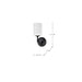 Vanity Nuvo 60-8211 Liam - 1 Light Vanity - Matte Black - White Opal Glass Nuvo