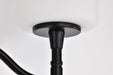 Vanity Nuvo 60-8212 Liam - 2 Light Vanity - Matte Black - White Opal Glass Nuvo