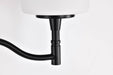 Vanity Nuvo 60-8212 Liam - 2 Light Vanity - Matte Black - White Opal Glass Nuvo