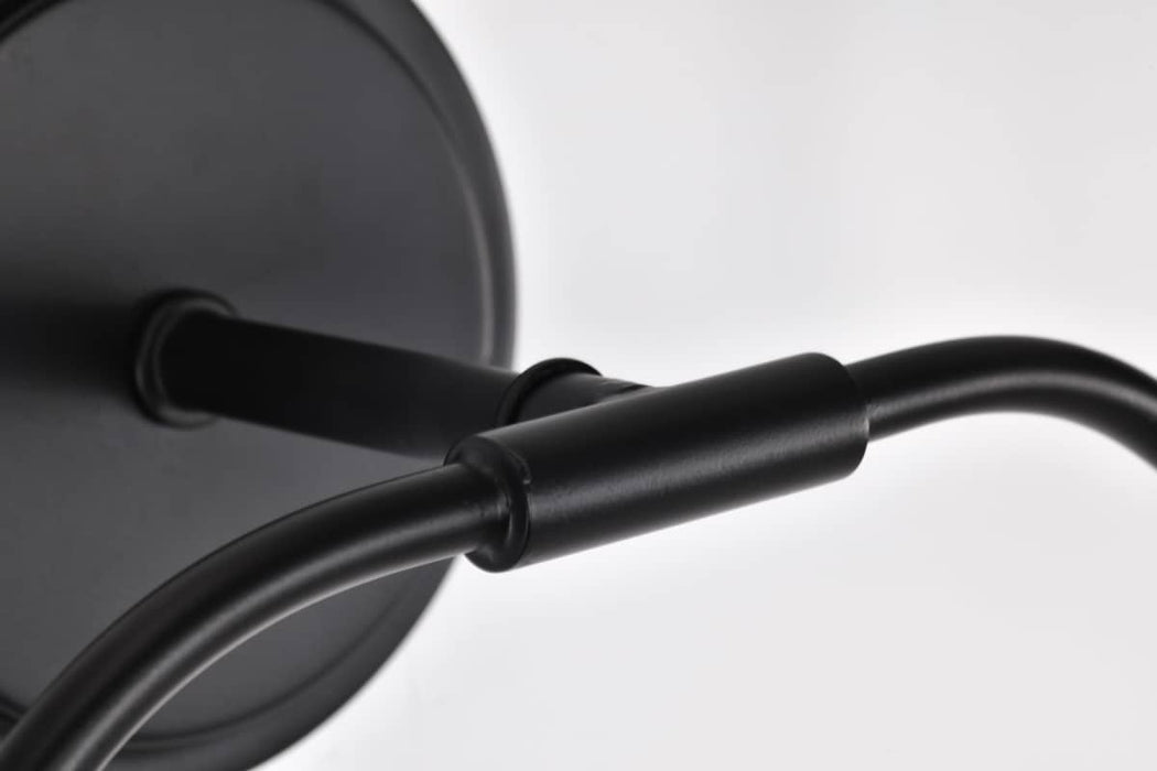 Vanity Nuvo 60-8212 Liam - 2 Light Vanity - Matte Black - White Opal Glass Nuvo