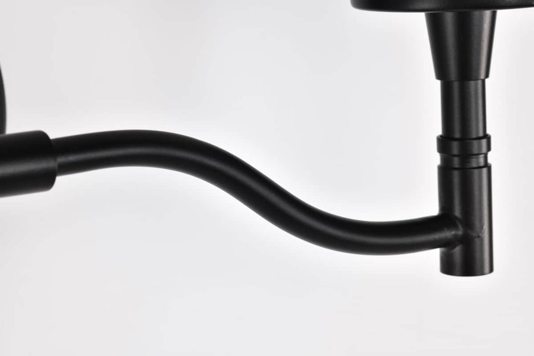 Vanity Nuvo 60-8212 Liam - 2 Light Vanity - Matte Black - White Opal Glass Nuvo
