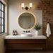 Vanity Nuvo 60-8212 Liam - 2 Light Vanity - Matte Black - White Opal Glass Nuvo