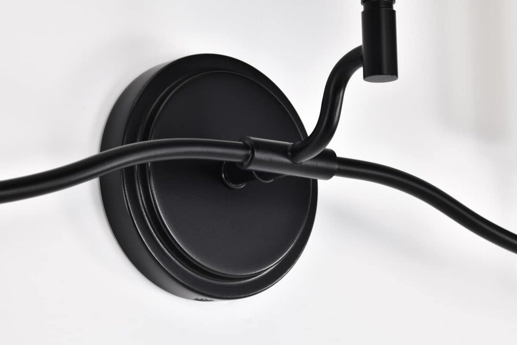 Vanity Nuvo 60-8213 Liam - 3 Light Vanity - Matte Black - White Opal Glass Nuvo